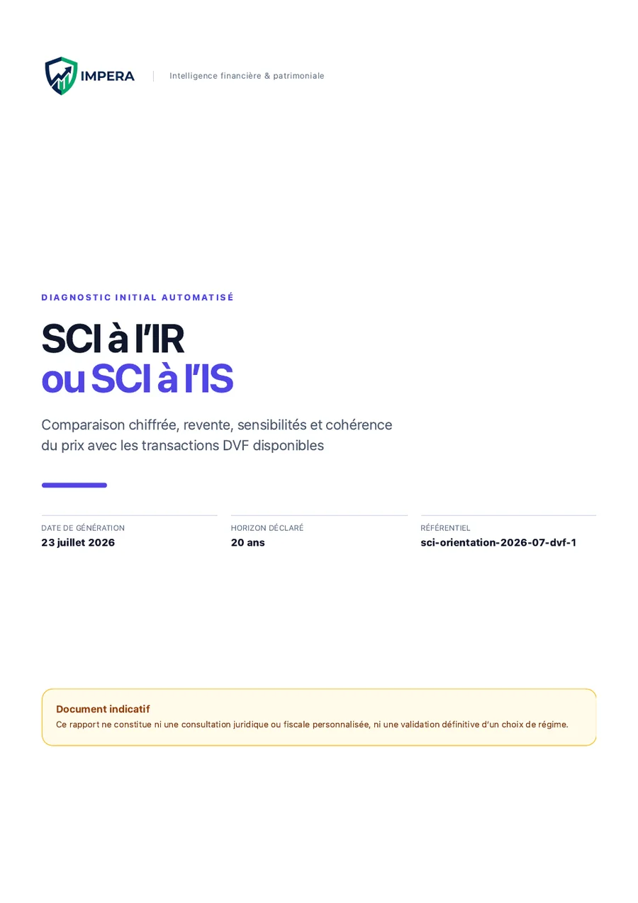 Couverture du diagnostic SCI IR ou IS Node Pulse